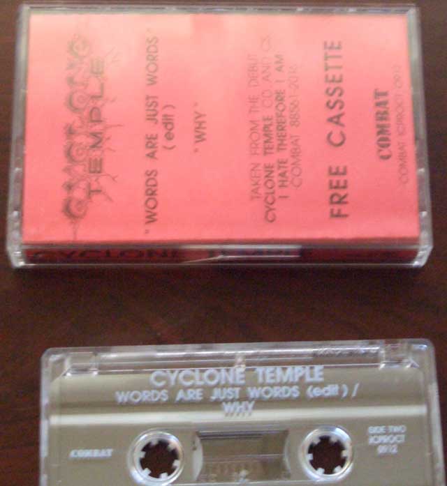 CYCLONE TEMPLE - Words Are Just Words (edit) / Why cover 