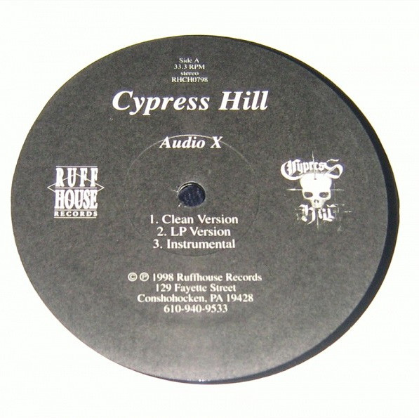 CYPRESS HILL - Audio X cover 