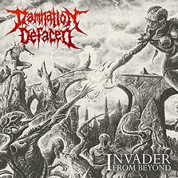 DAMNATION DEFACED - Invader from Beyond cover 