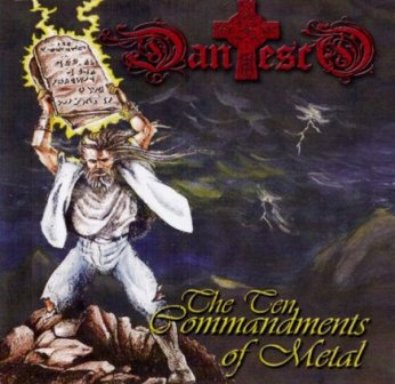 DANTESCO - The Ten Commandments of Metal cover 