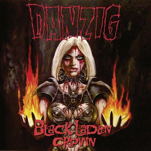 DANZIG - Black Laden Crown cover 