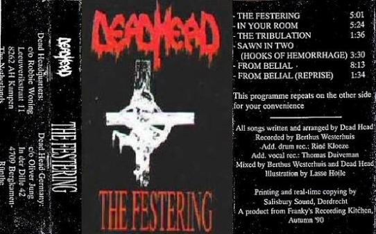 DEAD HEAD - The Festering cover 