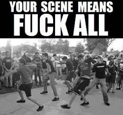 DEATHWANK - Your Scene Means Fuck All cover 