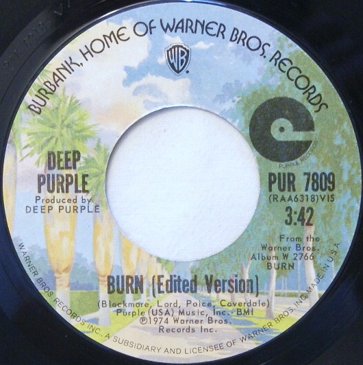 DEEP PURPLE - Burn cover 