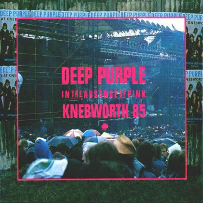 DEEP PURPLE - In The Absence Of Pink: Knebworth 85 cover 