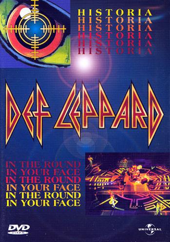 DEF LEPPARD - Historia / In The Round In Your Face cover 