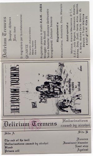 DELIRIUM TREMENS - Hallucinations Caused by Alcohol cover 