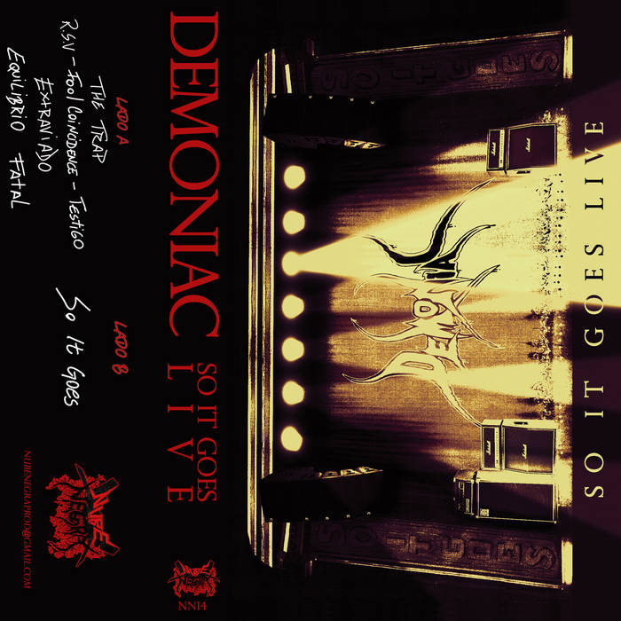 DEMONIAC - So It Goes Live cover 