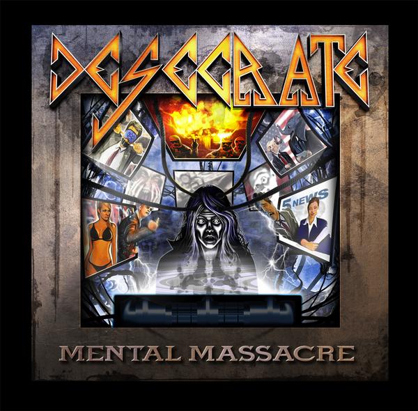 DESECRATE - Mental Massacre cover 