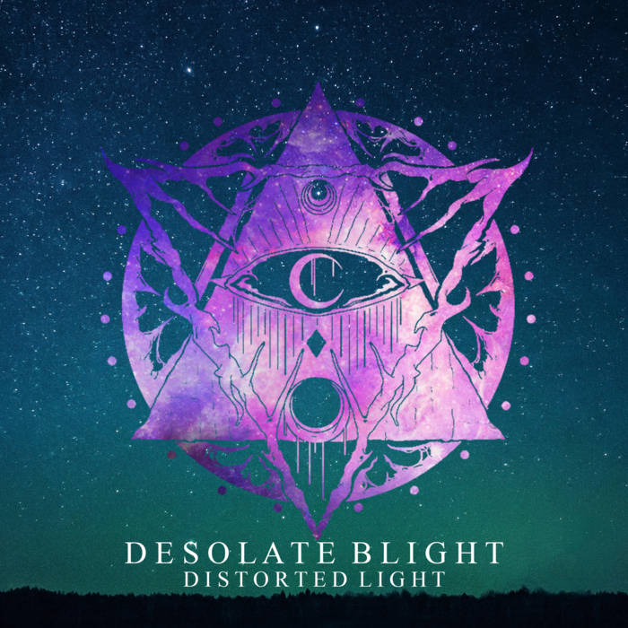 DESOLATE BLIGHT - Distorted Light cover 