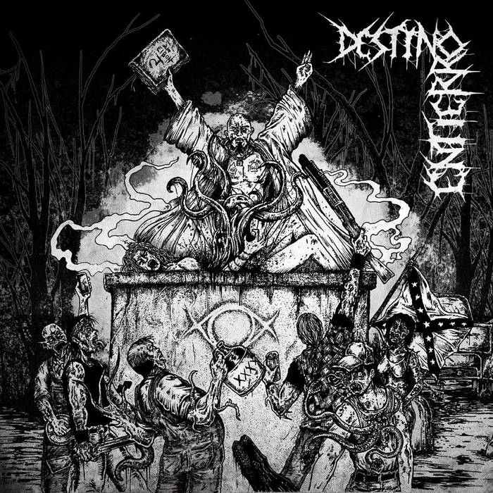 DESTINO/ENTIERRO - Cryptic Procession Of The Yellow Sign cover 