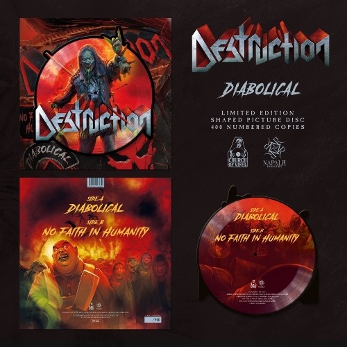 DESTRUCTION - Diabolical cover 