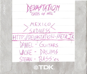 DEVASTATION - Gates Of Hell cover 