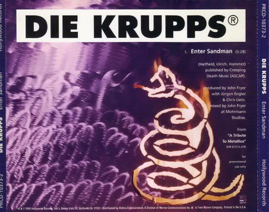 DIE KRUPPS - Enter Sandman cover 