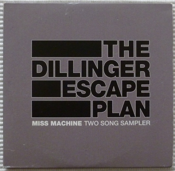 THE DILLINGER ESCAPE PLAN - Miss Machine Two Song Sampler cover 