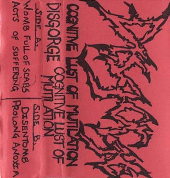 DISGORGE - Cognitive Lust of Mutilation cover 