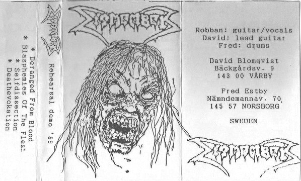 DISMEMBER - Rehearsal Demo '89 cover 