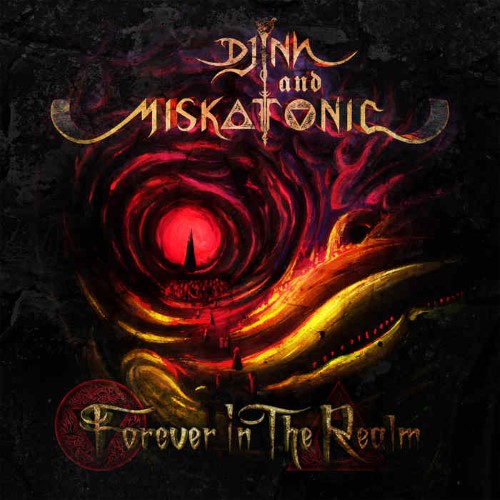 DJINN AND MISKATONIC - Forever in the Realm cover 