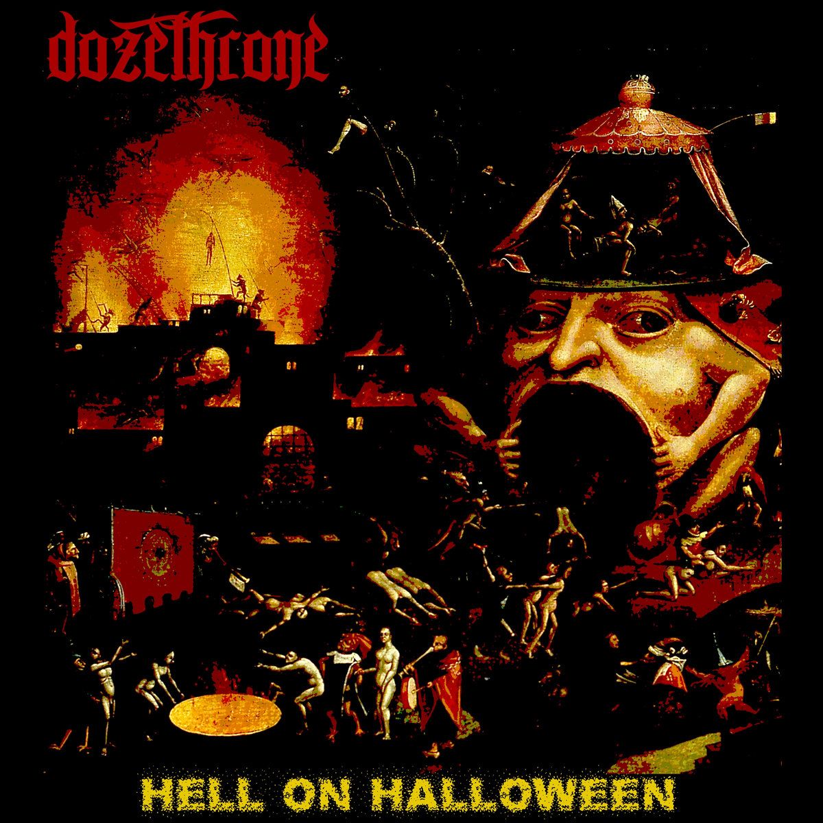 DOZETHRONE - Hell On Halloween cover 
