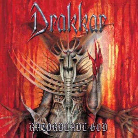 DRAKKAR - Razorblade God cover 