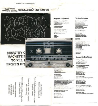 DRAWN AND QUARTERED - To Kill Is Human Promo 1998 cover 