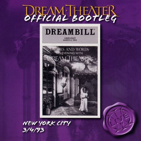DREAM THEATER - New York City 3/4/93 (reissued 2022) cover 