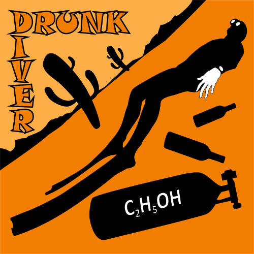 DRUNK DIVER - C₂H₅OH cover 