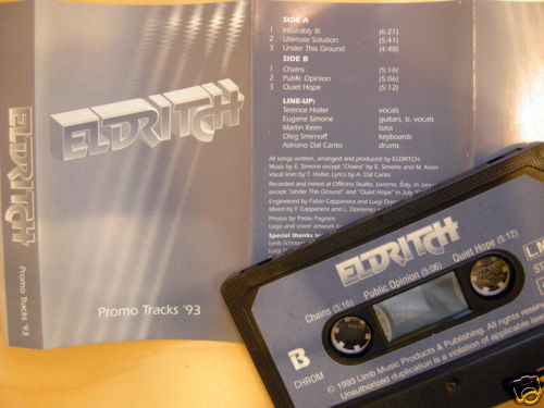 ELDRITCH - Promo Tracks 1993 cover 