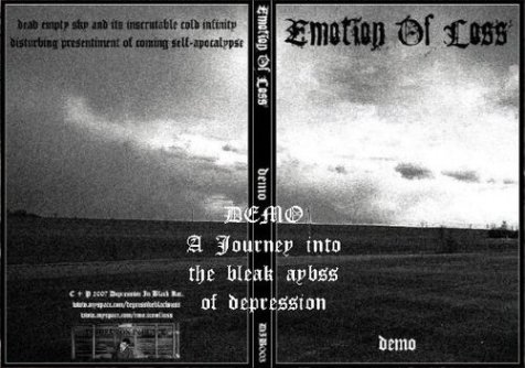 EMOTION OF LOSS - Demo - A Journey Into The Bleak Abyss Of Depression cover 