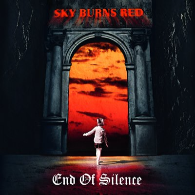 END OF SILENCE - Sky Burns Red cover 