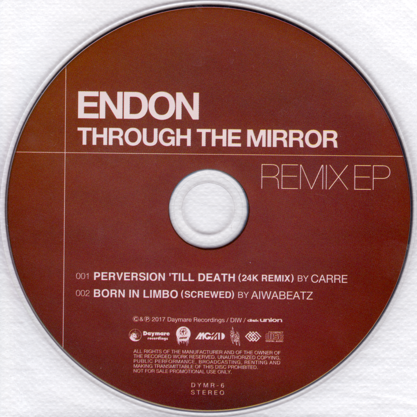 ENDON - Through The Mirror (Remix EP) cover 