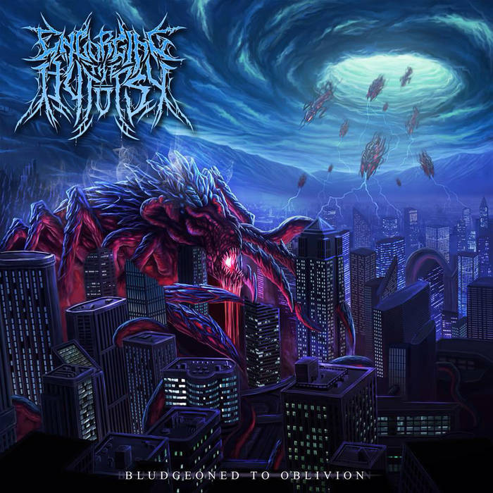 ENGORGING THE AUTOPSY - Bludgeoned To Oblivion cover 