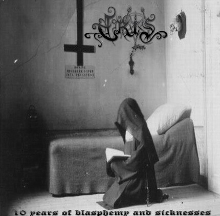 ERIS - 10 Years of Blasphemy and Sicknesses cover 