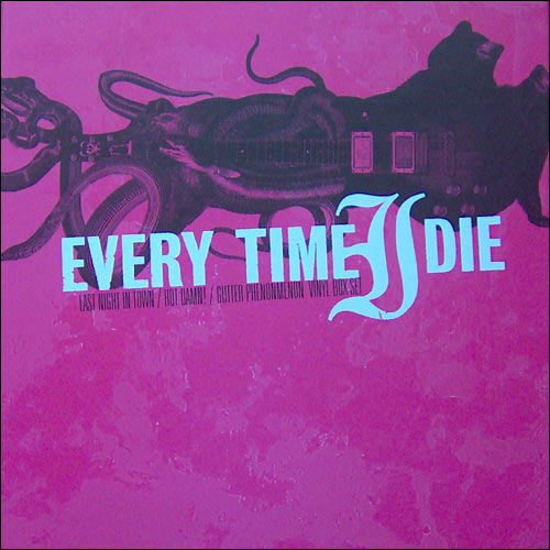 EVERY TIME I DIE - Last Night In Town/ Hot Damn!/ Gutter Phenomenon Vinyl Box Set cover 