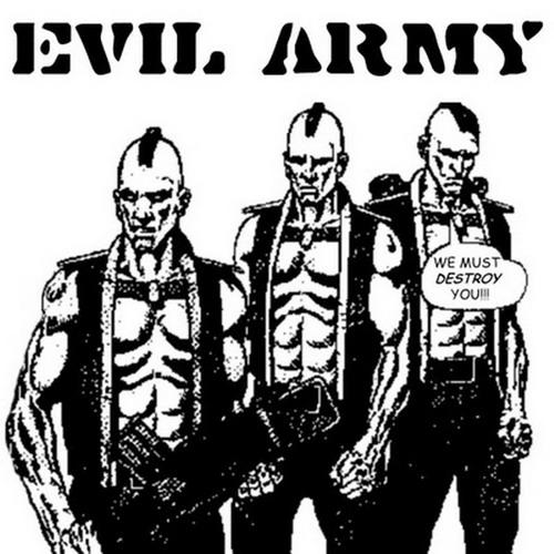 EVIL ARMY - Evil Army / Bury the Living cover 