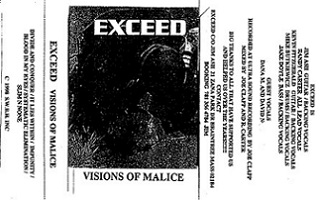 EXCEED - Visions of Malice cover 