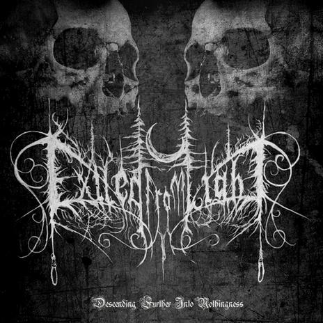 EXILED FROM LIGHT - Descending Further Into Nothingness cover 