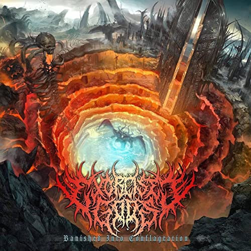 EXORCISED GODS - Banished Into Conflagration cover 