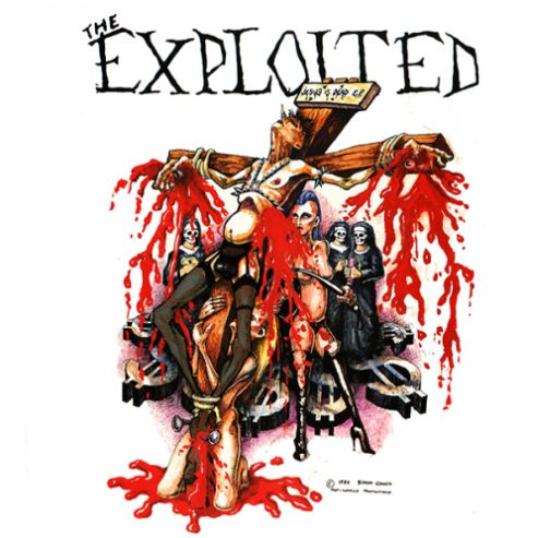 THE EXPLOITED - Jesus Is Dead EP cover 