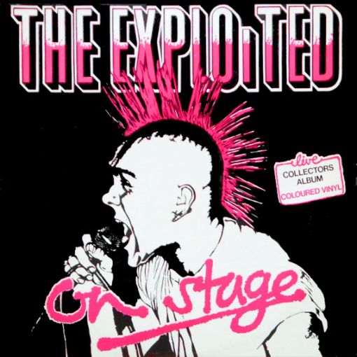 THE EXPLOITED - On Stage cover 
