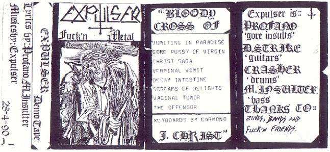EXPULSER - Bloody Cross of J. Christ cover 