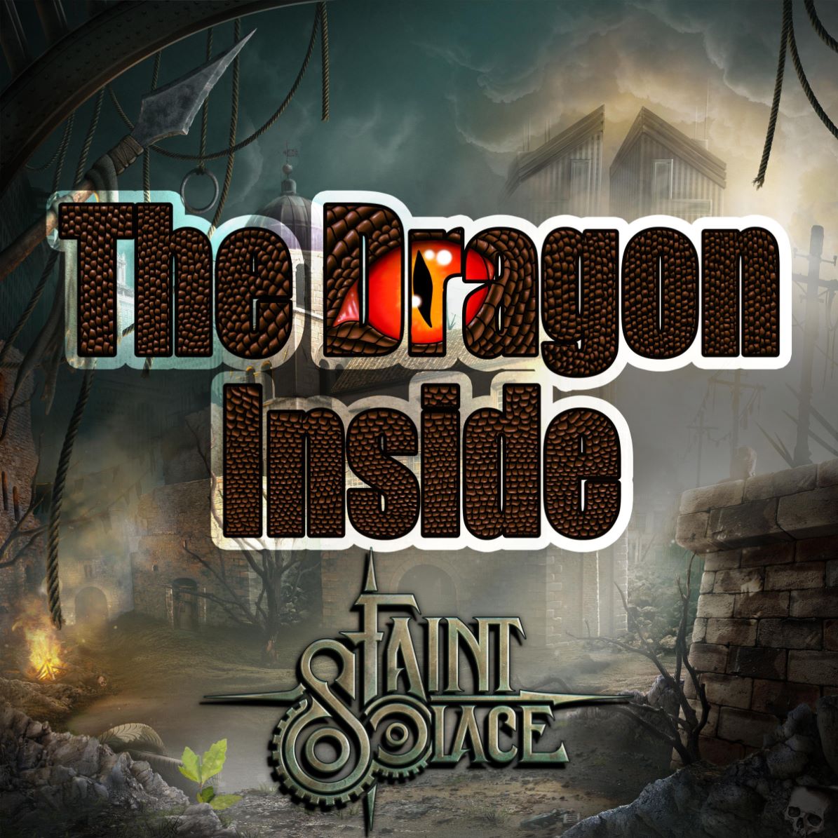 FAINT SOLACE - The Dragon Inside cover 