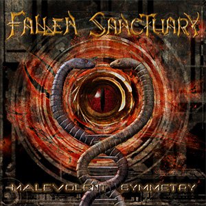 FALLEN SANCTUARY - Malevolent Symmetry cover 