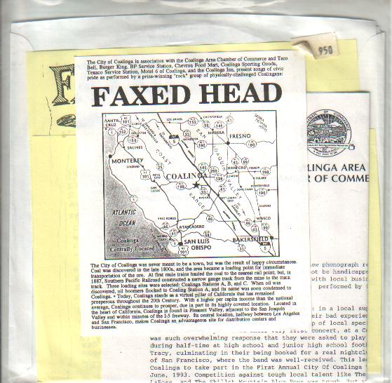 FAXED HEAD - Show Pride In Coalinga / The Colors Of Coalinga cover 