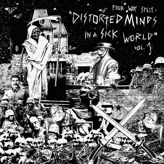 FEAR OF EXTINCTION - Distorted Minds In A Sick World Vol. 1 cover 