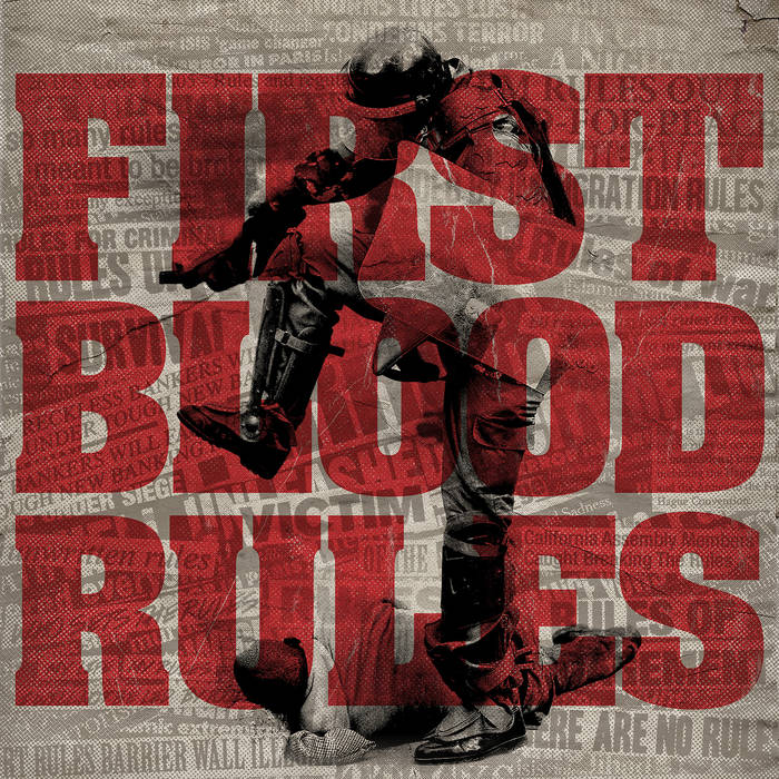 FIRST BLOOD - Rules cover 