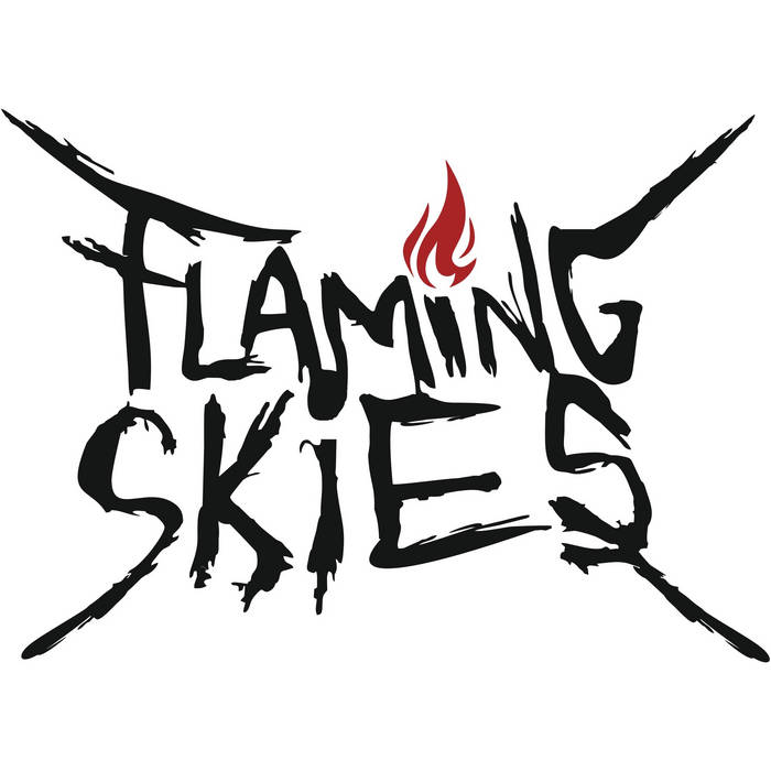 FLAMING SKIES - Battleground cover 