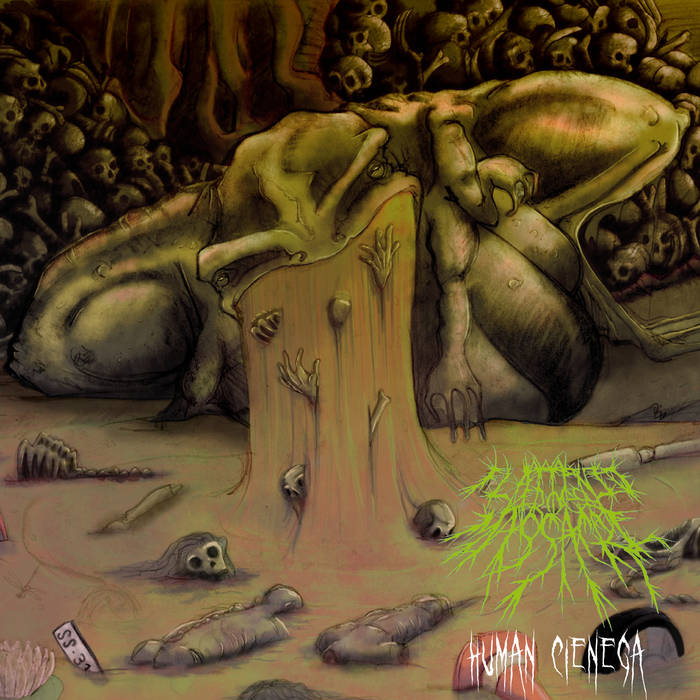 FLATTENED FROGS MASSACRE - Human Cienega cover 