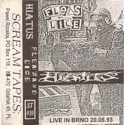 FLEAS AND LICE - Live In Brno 20.06.93 cover 