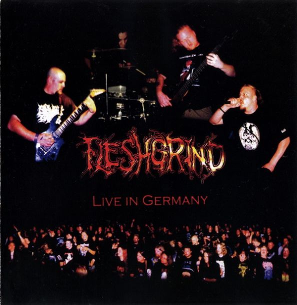 FLESHGRIND - Live in Germany cover 
